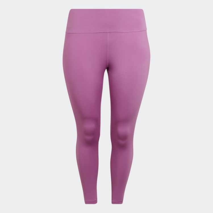 Lilás Leggings De Treino Adidas Optime (tamanho Grande)