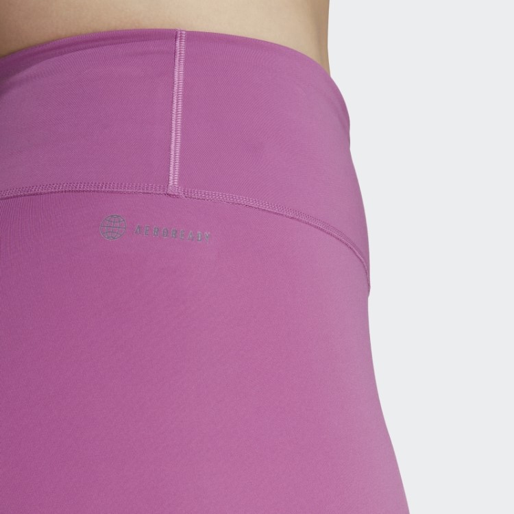 Lilás Leggings De Treino Adidas Optime (tamanho Grande)
