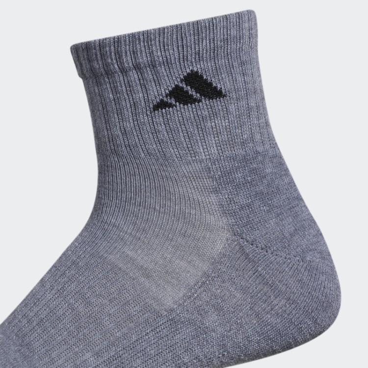 Meias Meias Acolchoadas Atléticas Cinza Médio 6 Pares Adidas