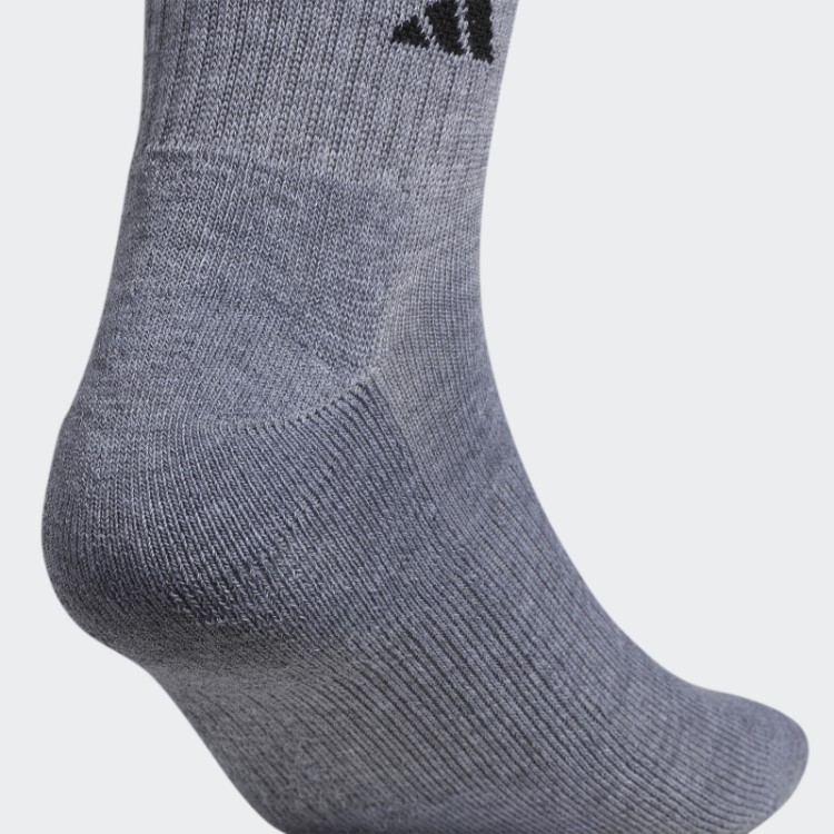 Meias Meias Acolchoadas Atléticas Cinza Médio 6 Pares Adidas