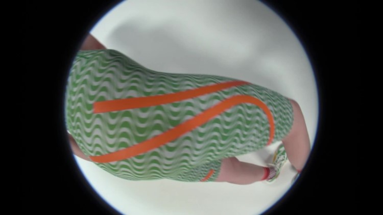 Adidas By Stella Mccartney Leggings De Ciclismo Com Estampa Truepurpose Verde Fashion