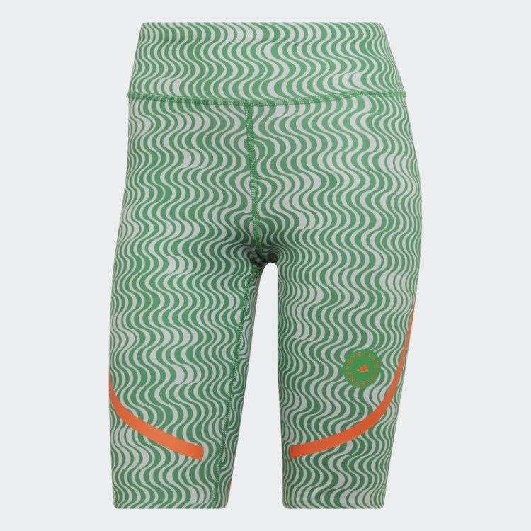 Adidas By Stella Mccartney Leggings De Ciclismo Com Estampa Truepurpose Verde Fashion