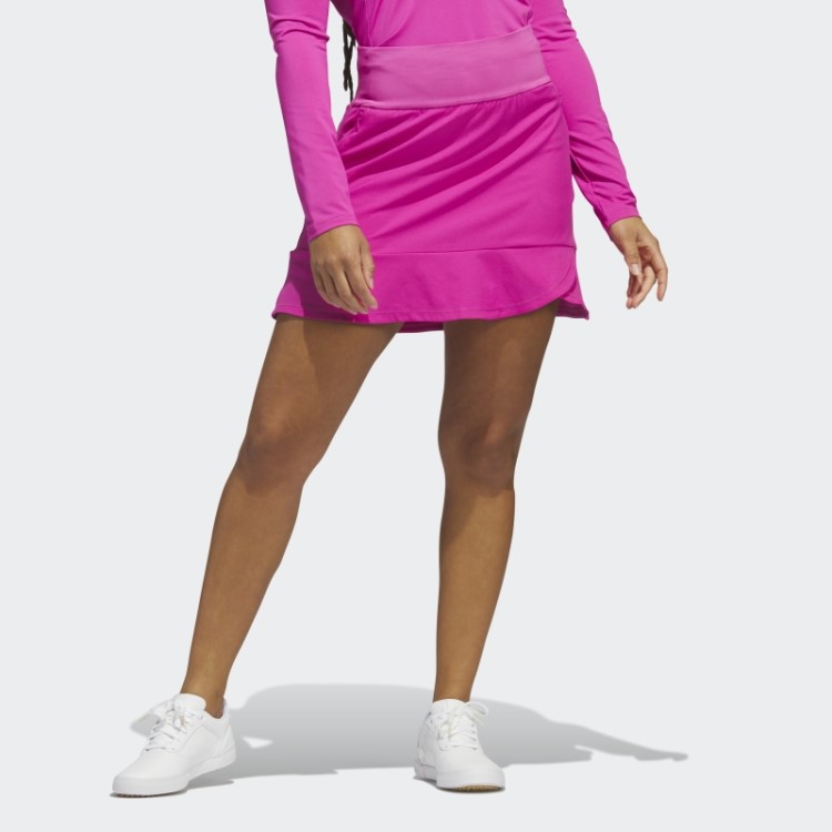 Saia Fúcsia Adidas Com Babados