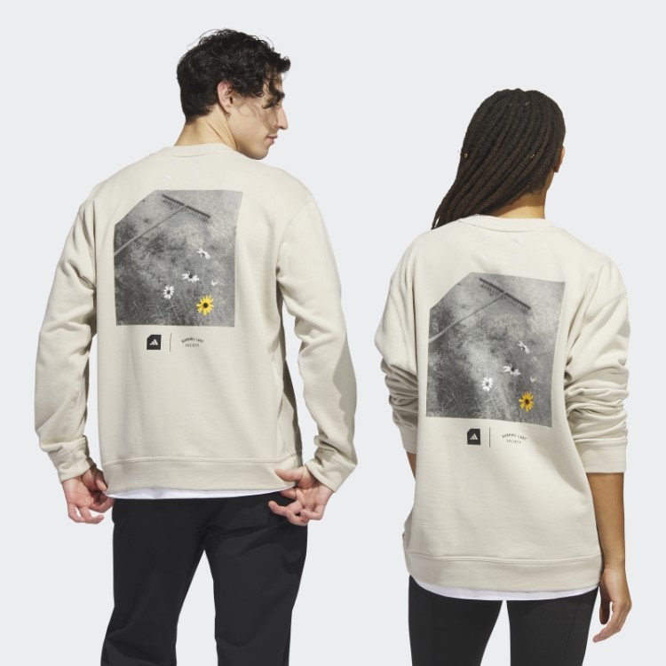 Bliss Adicross X Burning Cart Layer Crew Sweatshirt Golf Adidas