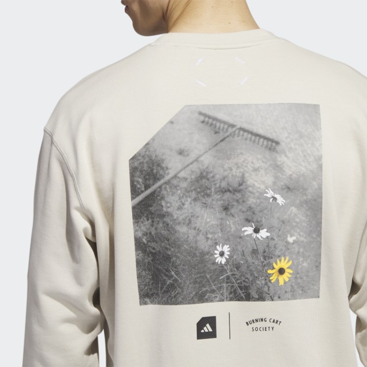 Bliss Adicross X Burning Cart Layer Crew Sweatshirt Golf Adidas