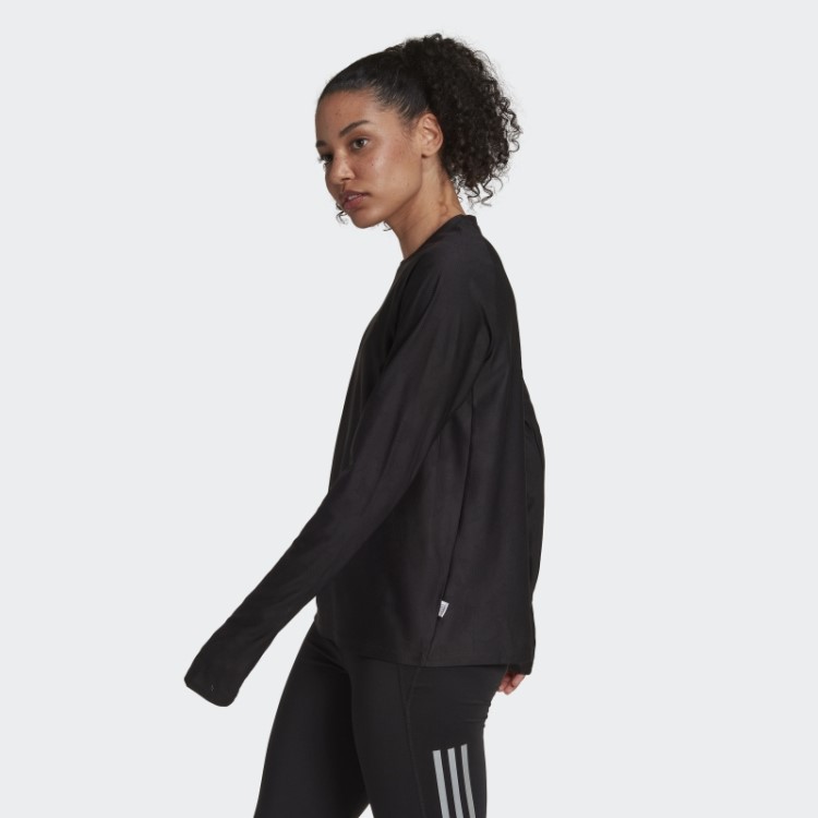 Adidas Made To Be Remade Running T-shirt De Manga Comprida Preta