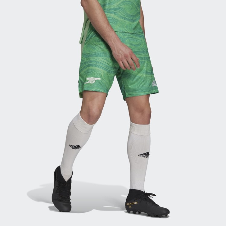 Shorts De Goleiro Arsenal 21/22 Adidas Lime