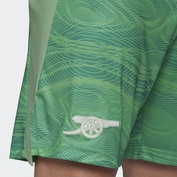 Shorts De Goleiro Arsenal 21/22 Adidas Lime