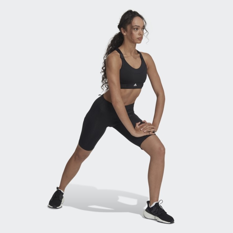 Adidas Fastimpact Running Bike Leggings Pretas Elegantes