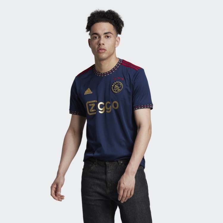 Ajax Amsterdam 22/23 Away Jersey Adidas Azul Marinho