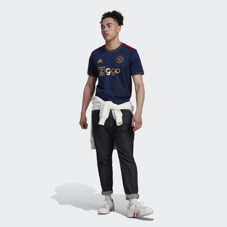 Ajax Amsterdam 22/23 Away Jersey Adidas Azul Marinho