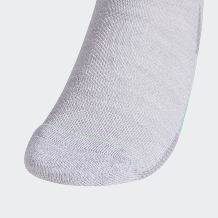 Meias Cano Baixo Com Listras Superlite Cinza Claro 3 Pares Adidas