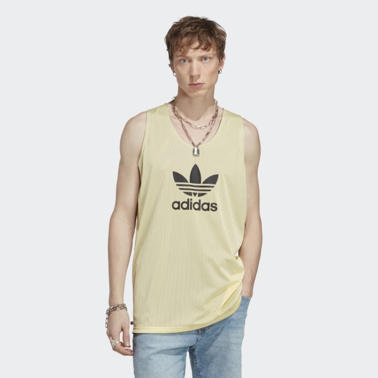 Camisa Amarela Adicolor Classics Basquete Trefoil Adidas