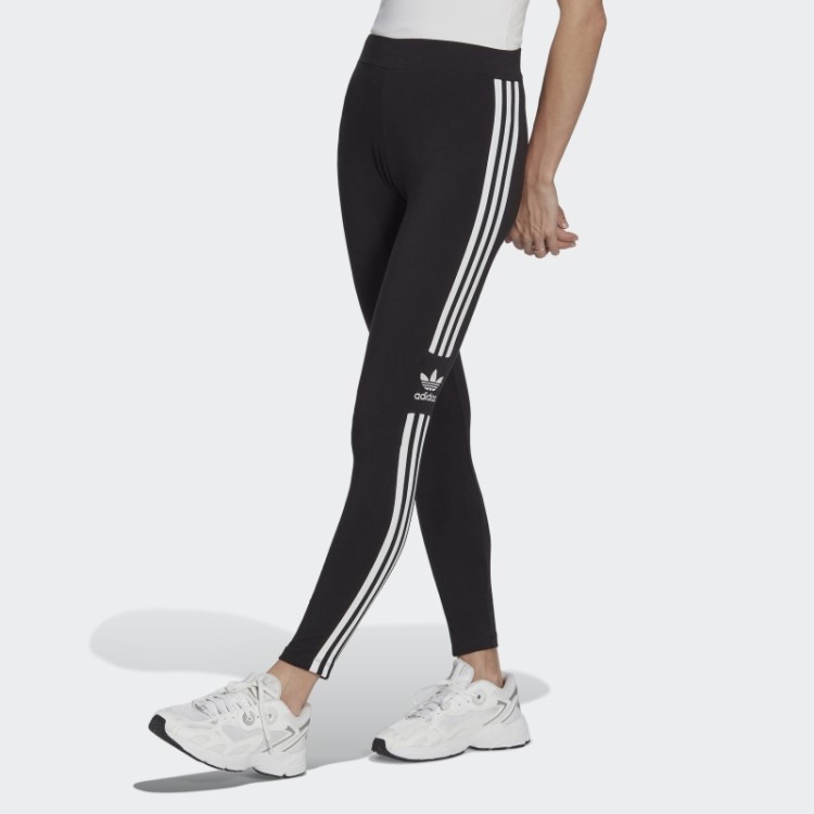 Meia Calça Trefoil Adidas Preta