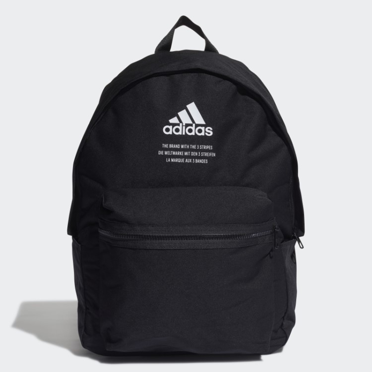 Mochila Clássica Em Tecido Adidas Preta
