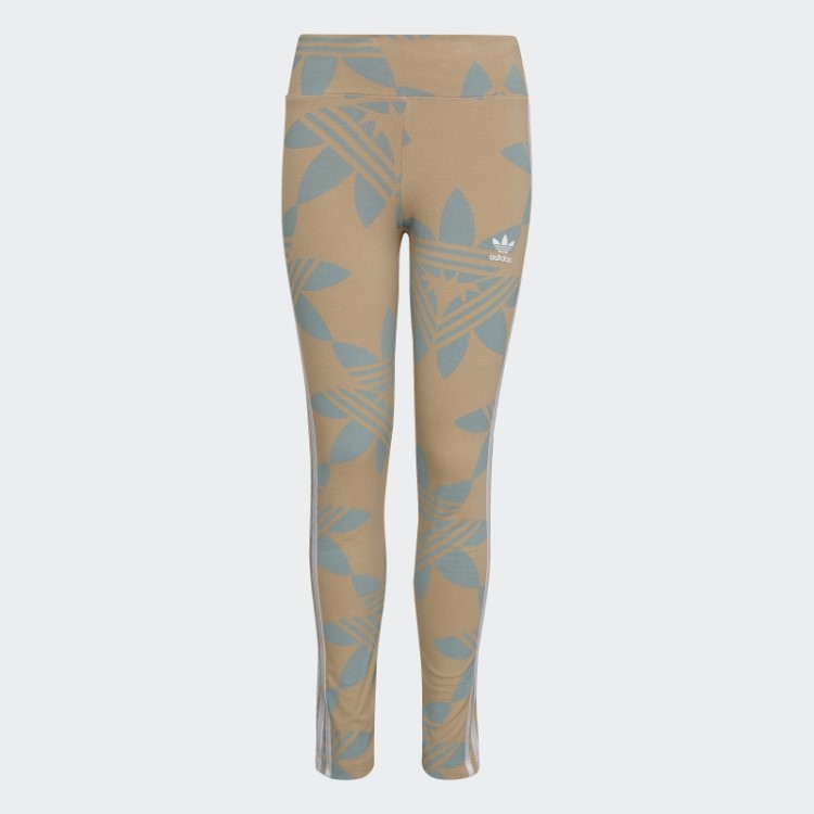 Legging Cintura Alta Com Estampa Allover Adidas Multicolor
