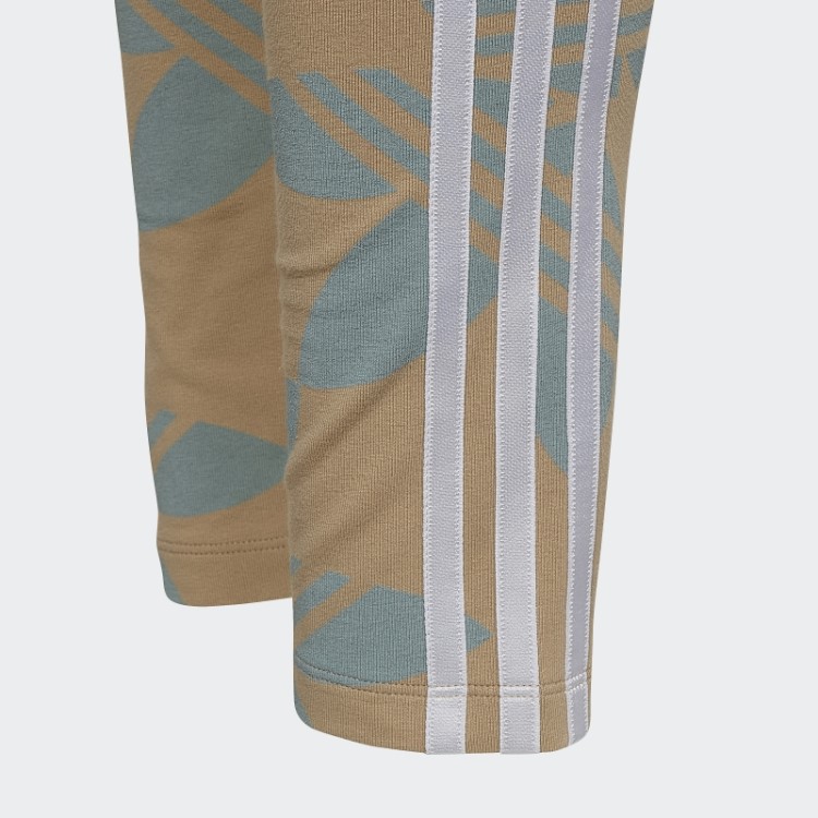 Legging Cintura Alta Com Estampa Allover Adidas Multicolor