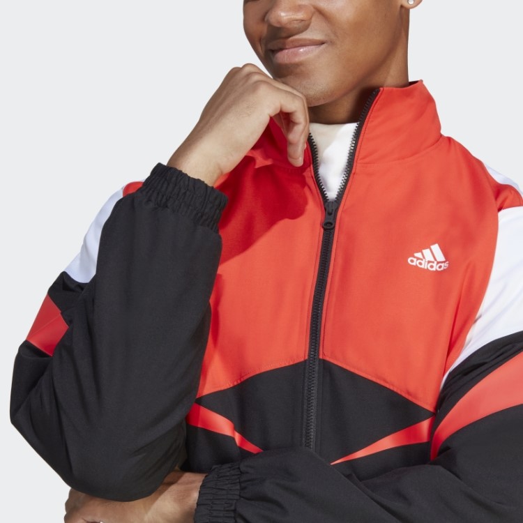 Top De Corrida Colorblock Preto Adidas