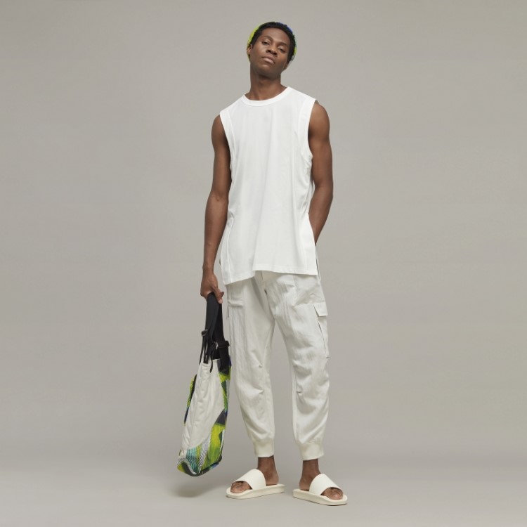 Moda Adidas Y-3 Calça Cargo Com Punho
