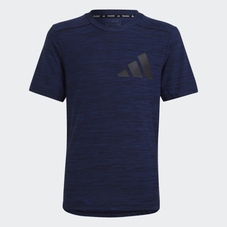 Camiseta Azul Escuro Adidas Aeroready Heather