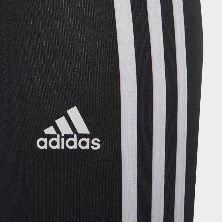 Meia-calça Com As Três Listras Adidas Essentials Moda Branca