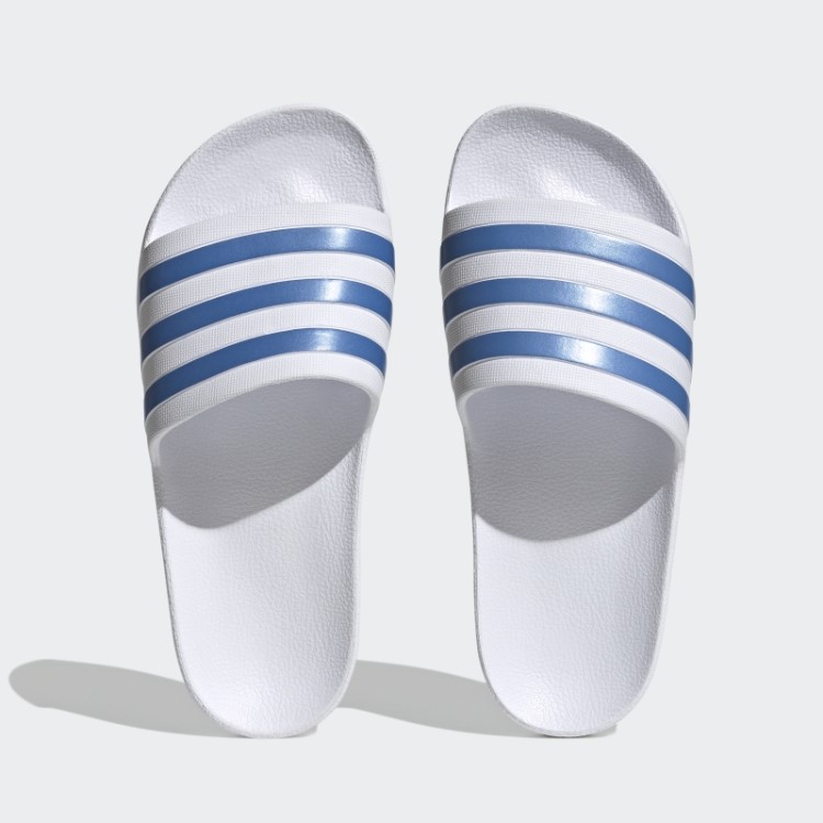 Chinelos Adidas Adilette Aqua Blue Met