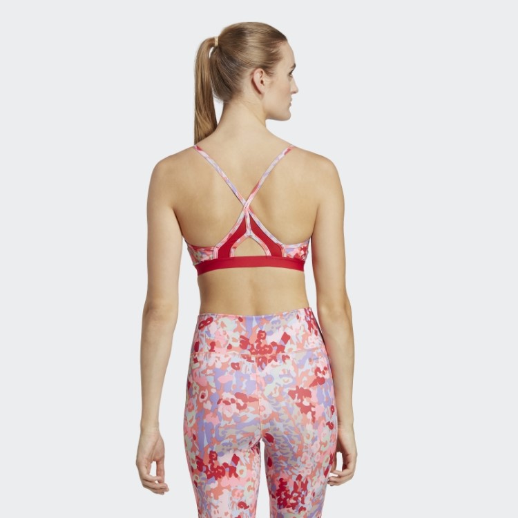 Sutiã Leve Para Treino Aeroreact Adidas Coral