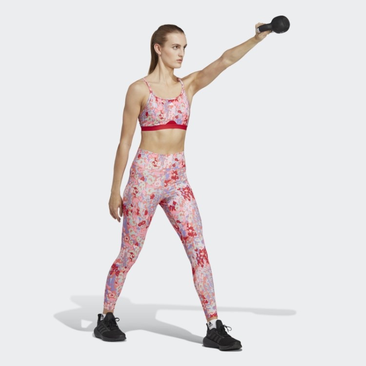 Sutiã Leve Para Treino Aeroreact Adidas Coral