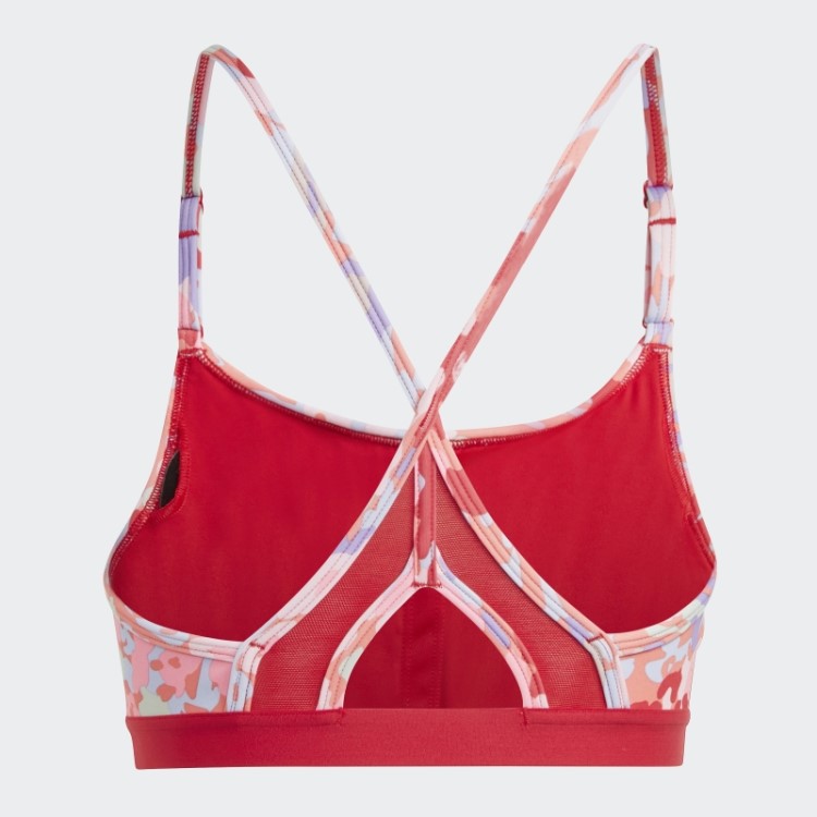 Sutiã Leve Para Treino Aeroreact Adidas Coral