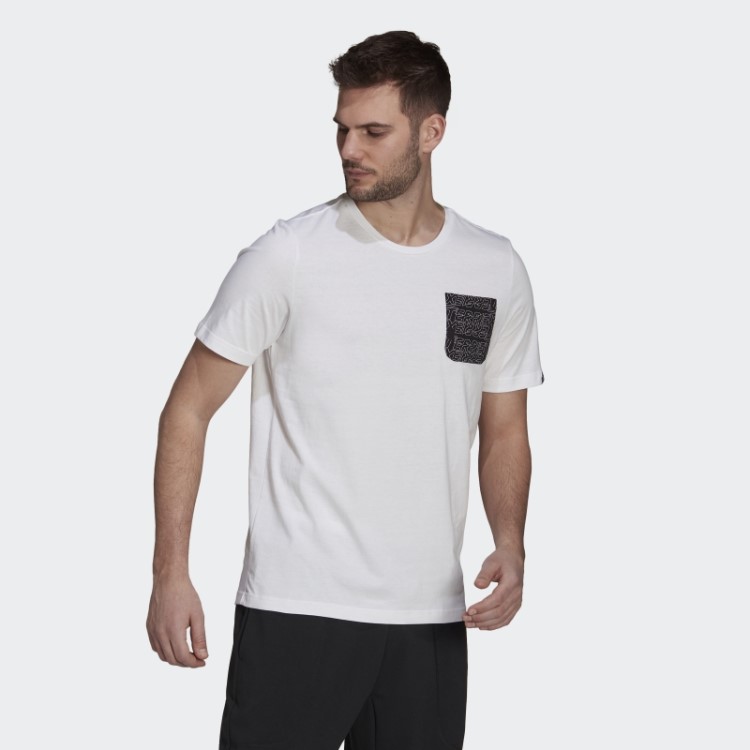 Camiseta Adidas Terrex Com Estampa De Bolso Branca
