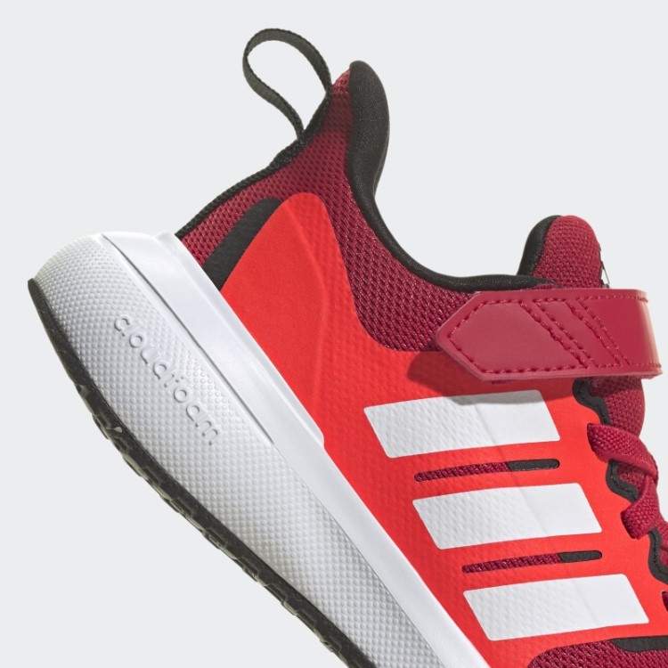 Sapato Vermelho Adidas Fortarun 2.0 Cloudfoam Com Cadarço Elástico