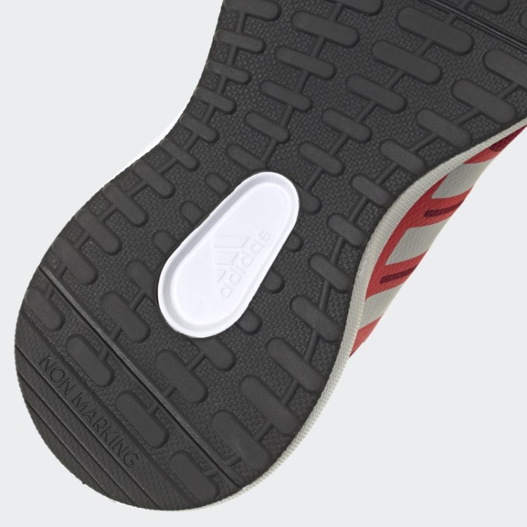 Sapato Vermelho Adidas Fortarun 2.0 Cloudfoam Com Cadarço Elástico