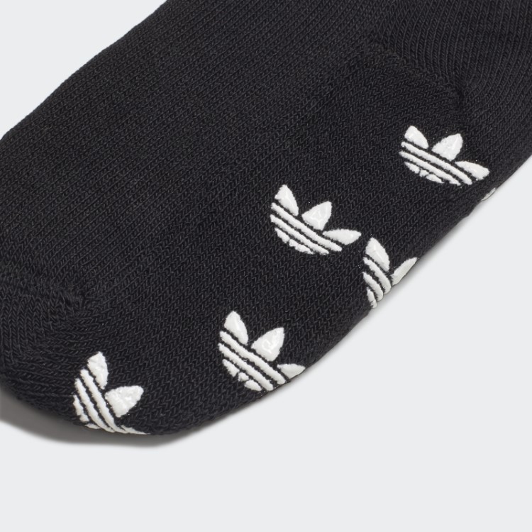 Meias Antiderrapantes Pretas Adidas 2 Pares