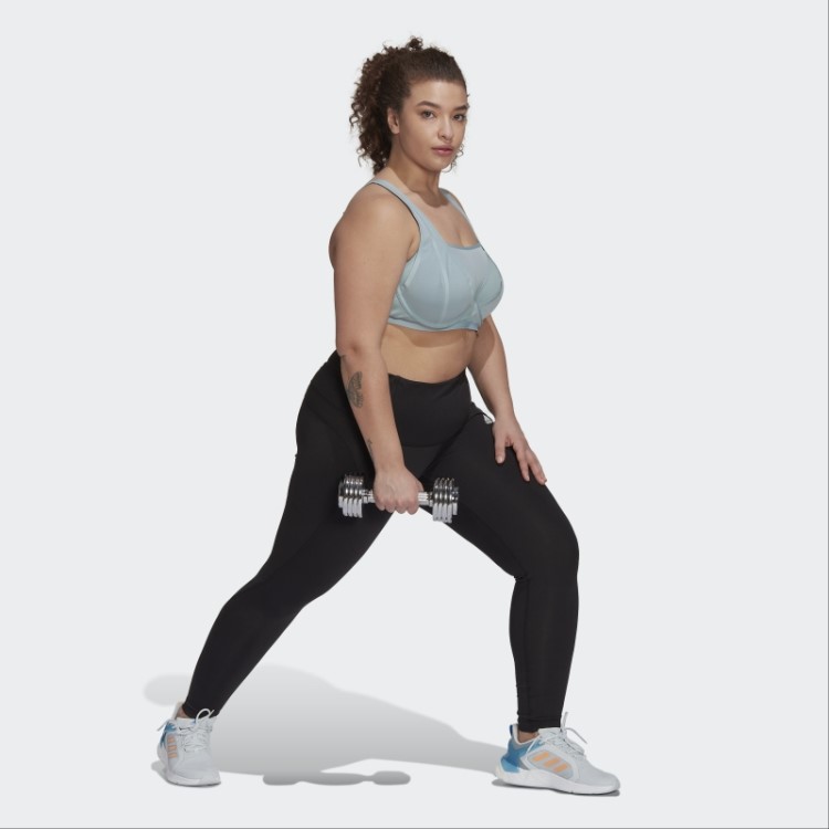 Sutiã Cinza Adidas Tlrd Impact Luxe Training De Alto Suporte (tamanho Grande)