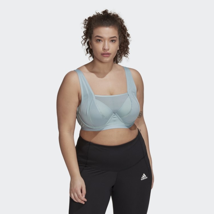 Sutiã Cinza Tlrd Impact Luxe Training De Alto Suporte Adidas (tamanho Grande)