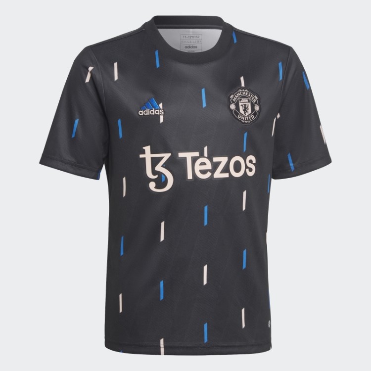 Camisa Pré-jogo Adidas Manchester United Preta