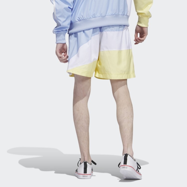 Short Tecido Adidas Redemoinho Azul Dawn