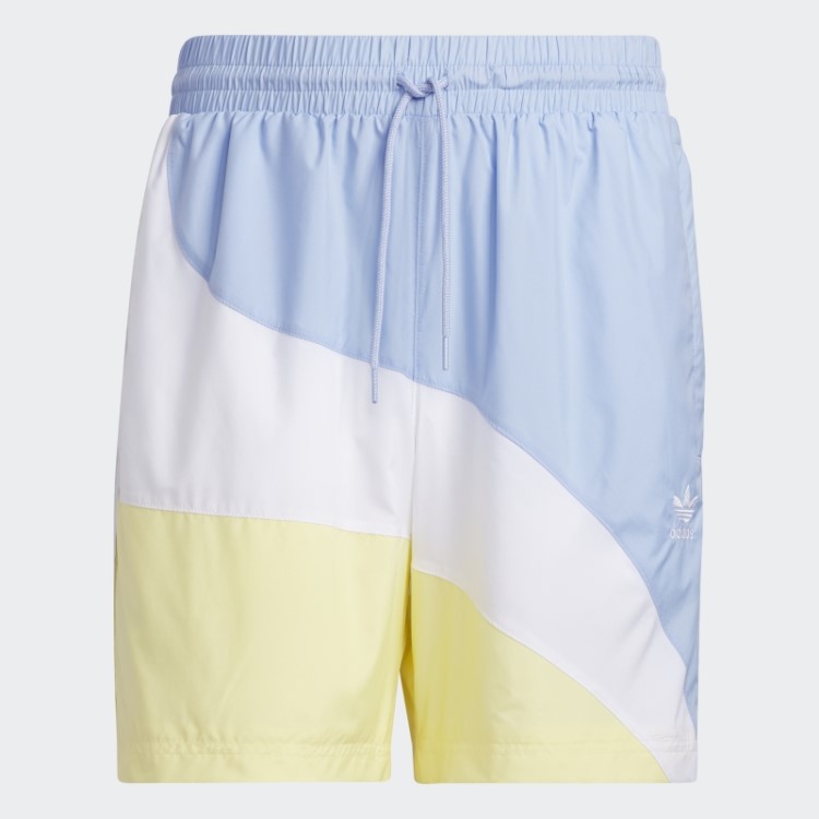 Short Tecido Adidas Redemoinho Azul Dawn
