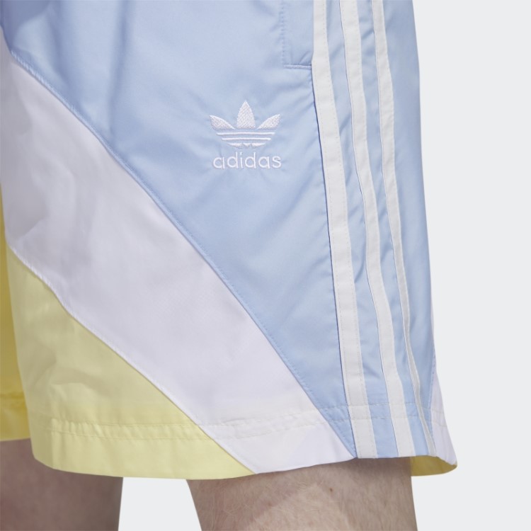 Short Tecido Adidas Redemoinho Azul Dawn