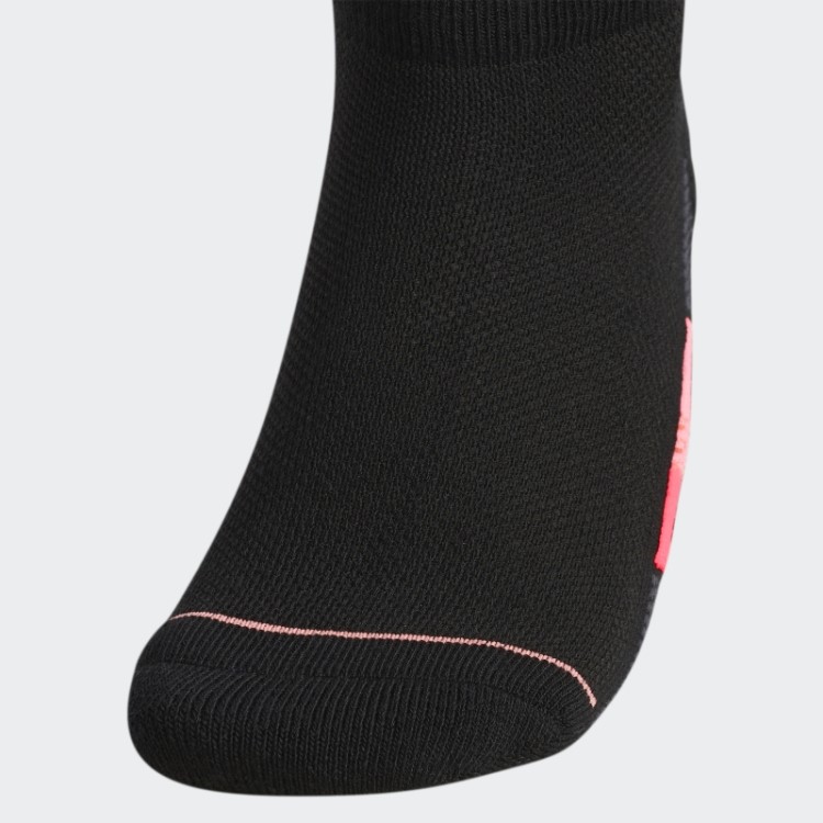 Meias Adidas Superlite Listras De Corte Baixo Preto 3 Pares De Moda