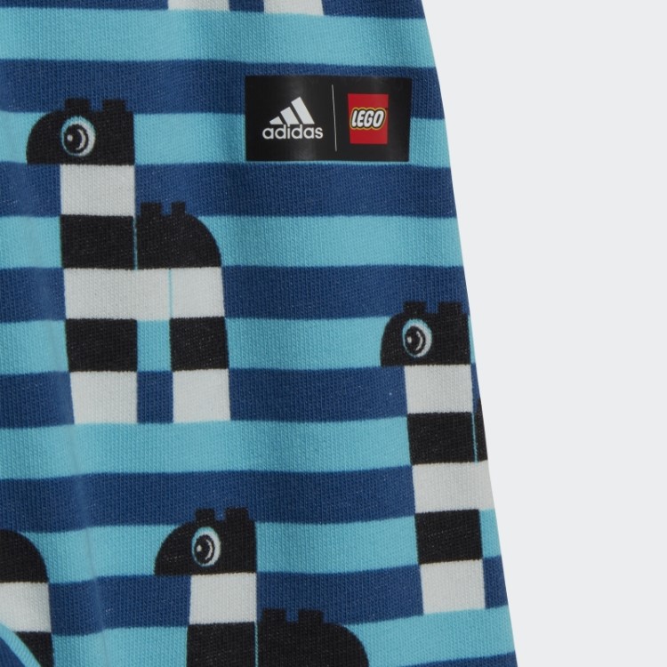 Conjunto Branco Quente De Camiseta E Calça Lego X Adidas X