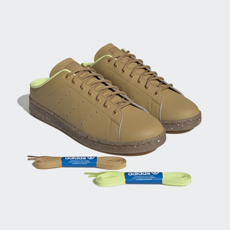 Adidas Golden Beige Stan Smith Plant And Grow Mules