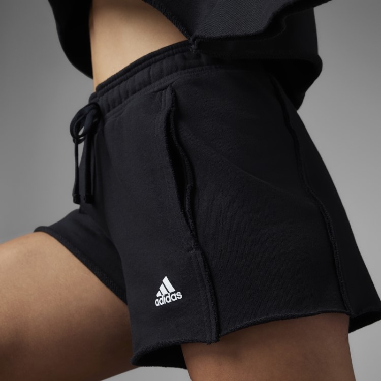 Bermuda Relaxada Adidas Coletiva Power High-rise Preto