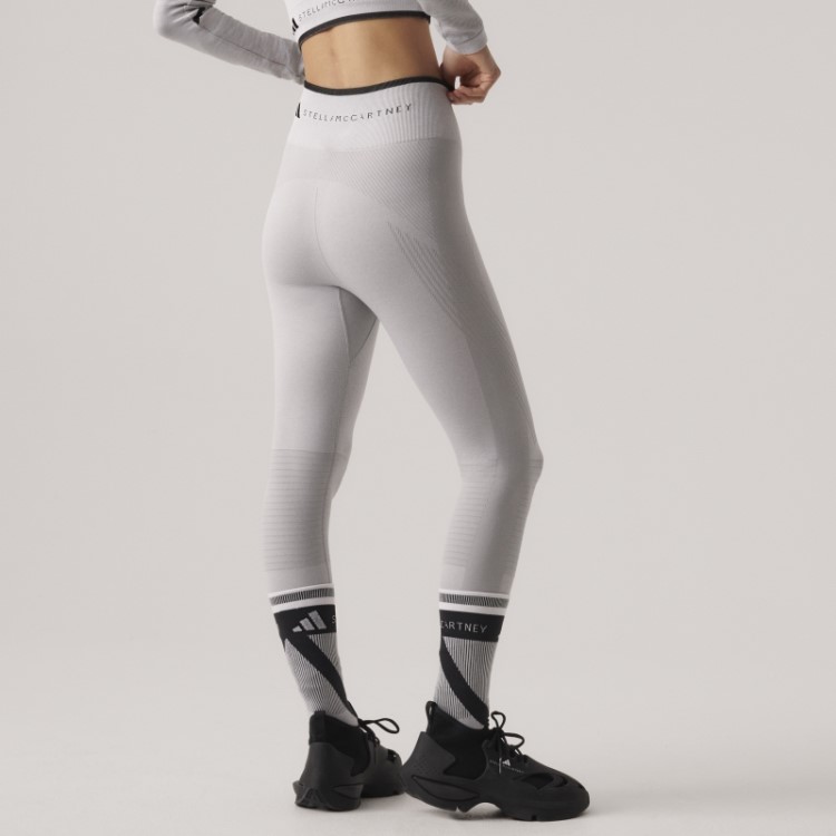 Mgh Cinza Sólido Adidas By Stella Mccartney Truestrength Yoga 7/8 Moda Justa
