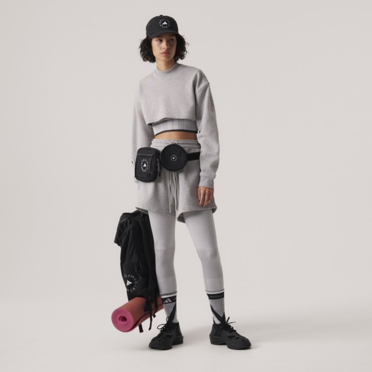 Mgh Cinza Sólido Adidas By Stella Mccartney Truestrength Yoga 7/8 Moda Justa