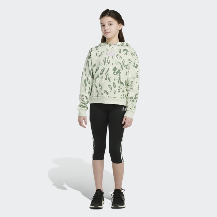 Moletom De Lã Com Estampa Allover Verde Adidas