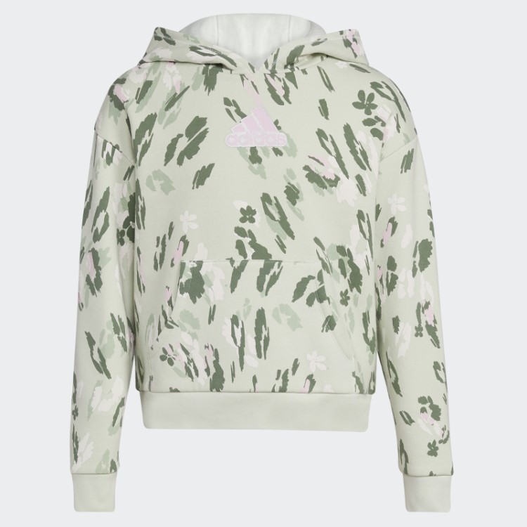 Moletom De Lã Com Estampa Allover Verde Adidas