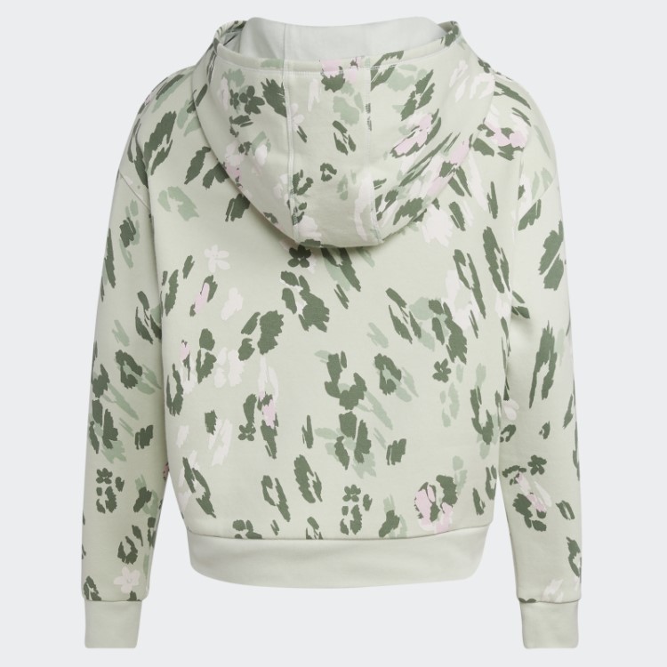 Moletom De Lã Com Estampa Allover Verde Adidas