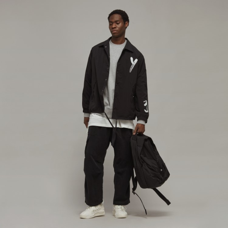 Y-3 Moletom Felpudo De Algodão Orgânico Adidas Estiloso