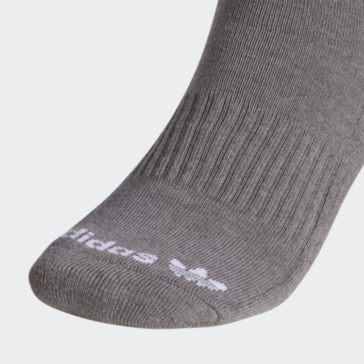 Meia Adidas Cinza Médio Com Corante Botânico